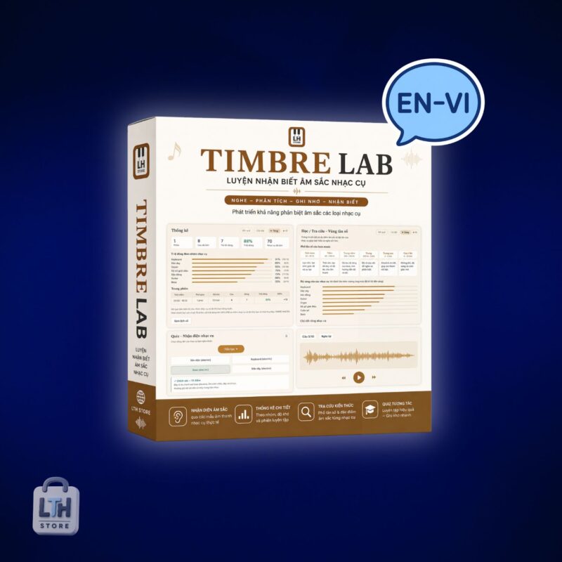 TIMBRE LAB – Luyện Nhận Biết Âm Sắc Nhạc Cụ